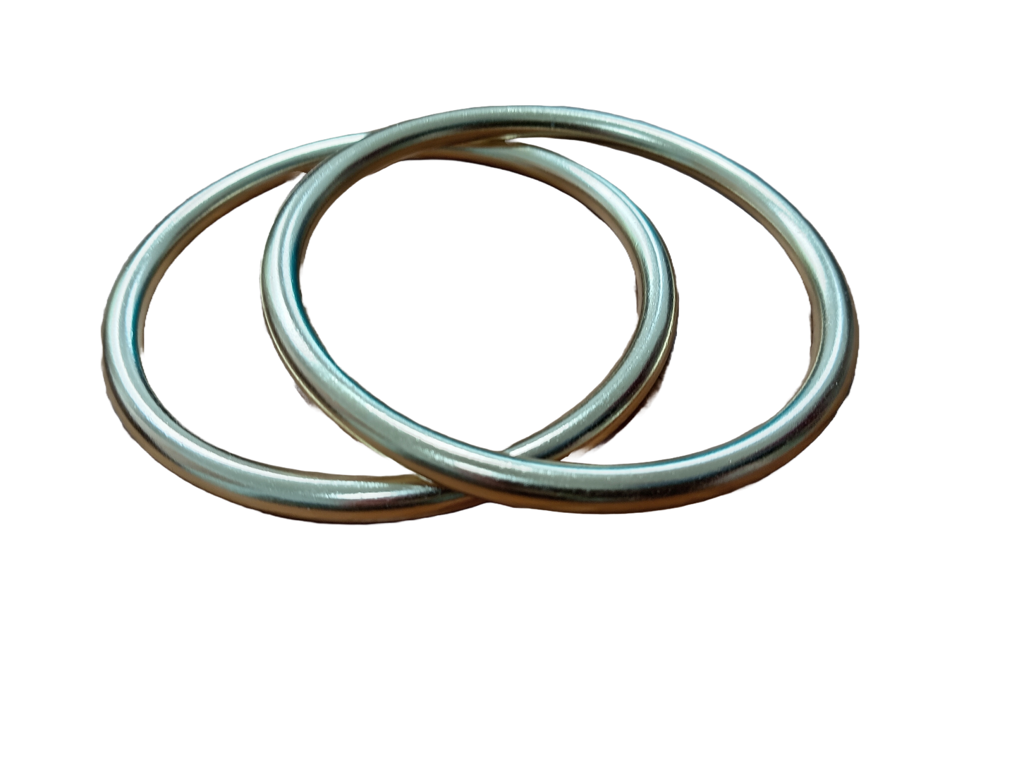 Sling Rings for Baby Slings (pair)-Accessories-KahuBaby-Shiny gold (large)-Koala Slings - FREE, fast UK shipping