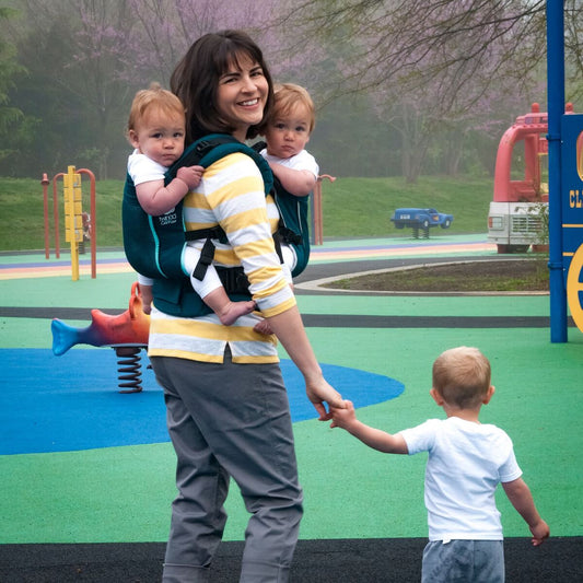 Babywearing twins? Our top tips for comfortable babies and comfortable you!