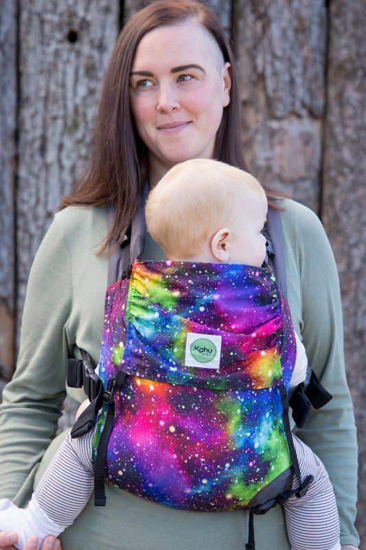 Kāhu Toddler Sunshine Carrier - Rainbow Galaxy-KahuBaby-Koala Slings - FREE, fast UK shipping