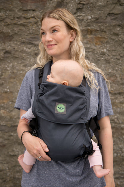 KahuBaby Carrier - Slate-Buckled carriers-KahuBaby-Koala Slings - FREE, fast UK shipping