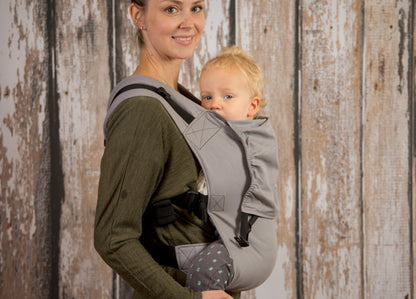 KāhuBaby Carrier - Platinum-Buckled carriers-KahuBaby-Koala Slings - FREE, fast UK shipping