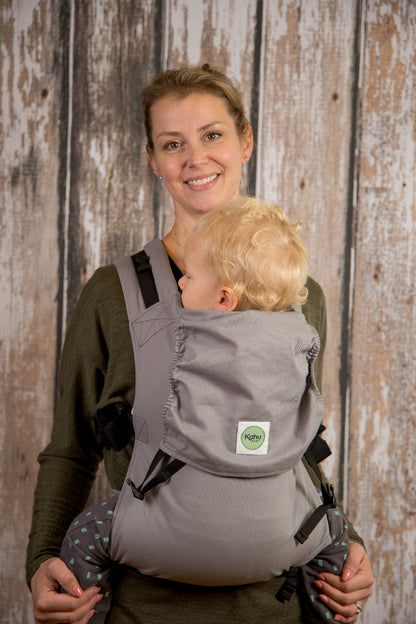 KāhuBaby Carrier - Platinum-Buckled carriers-KahuBaby-Koala Slings - FREE, fast UK shipping
