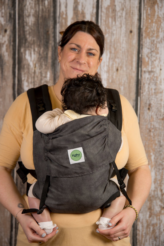 Kāhu Toddler Sunshine Carrier - Cloudy Grey-KahuBaby-Koala Slings - FREE, fast UK shipping