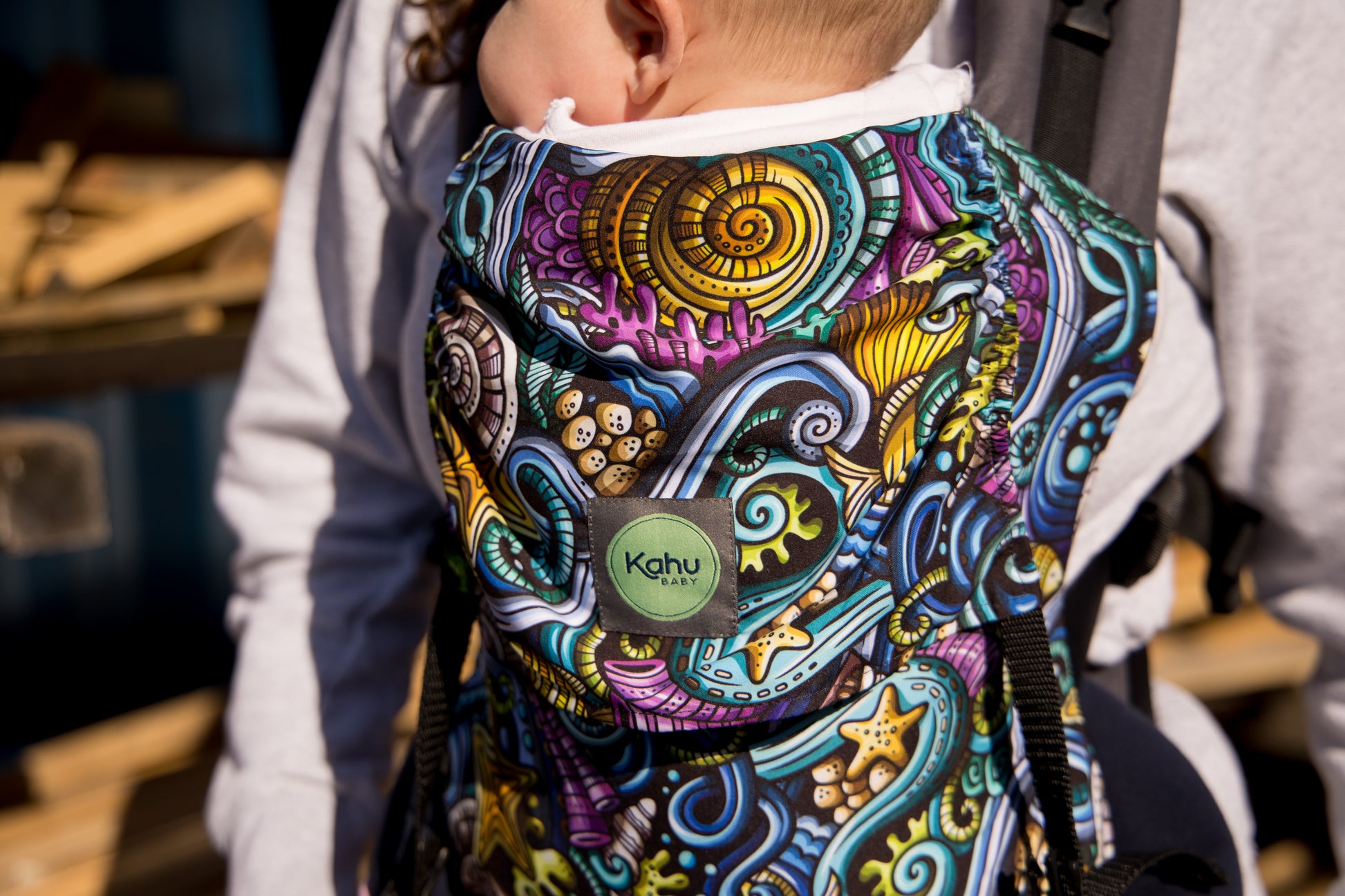 KahuBaby Sunshine Carrier - Moana-Buckled carriers-KahuBaby-Koala Slings - FREE, fast UK shipping