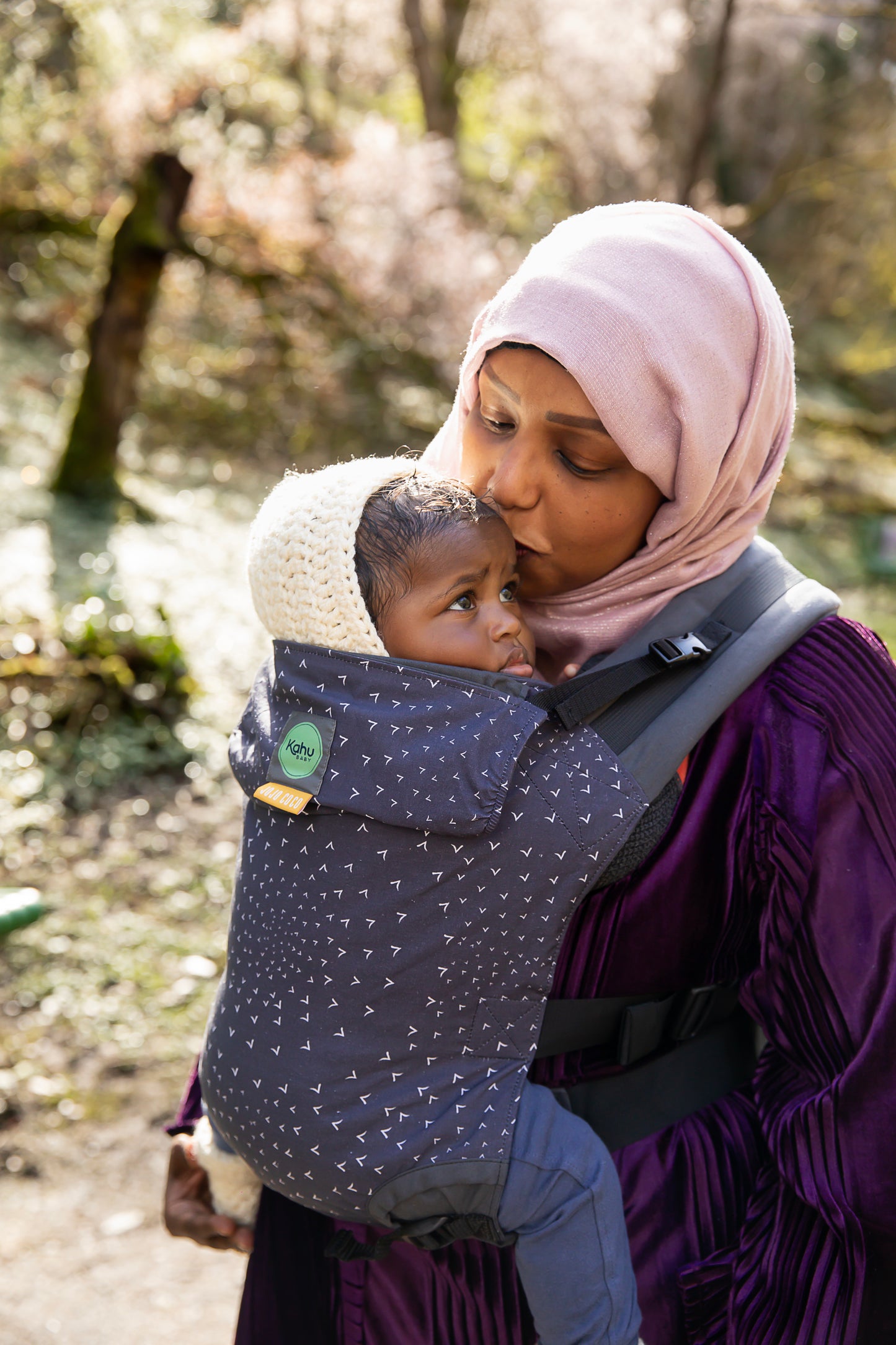KahuBaby Carrier - Jojo Coco Design - Flocking Bird-Buckled carriers-KahuBaby-Koala Slings - FREE, fast UK shipping