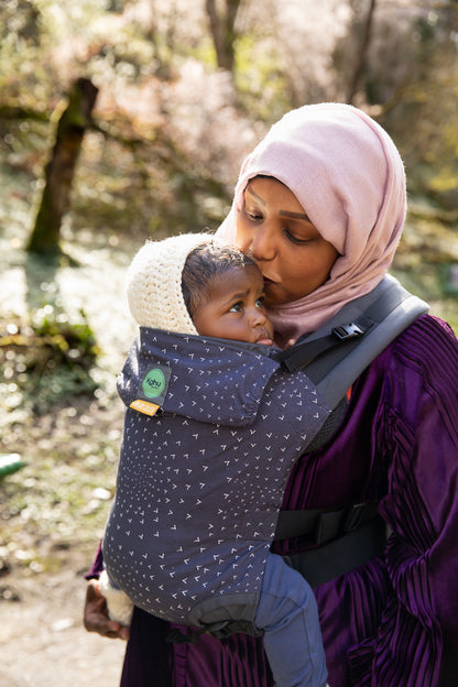 KahuBaby Carrier - Jojo Coco Design - Flocking Bird-Buckled carriers-KahuBaby-Koala Slings - FREE, fast UK shipping