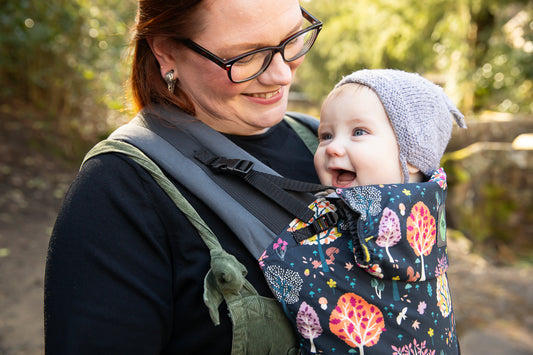 KāhuBaby Carrier - Trees-Buckled carriers-KahuBaby-Koala Slings - FREE, fast UK shipping