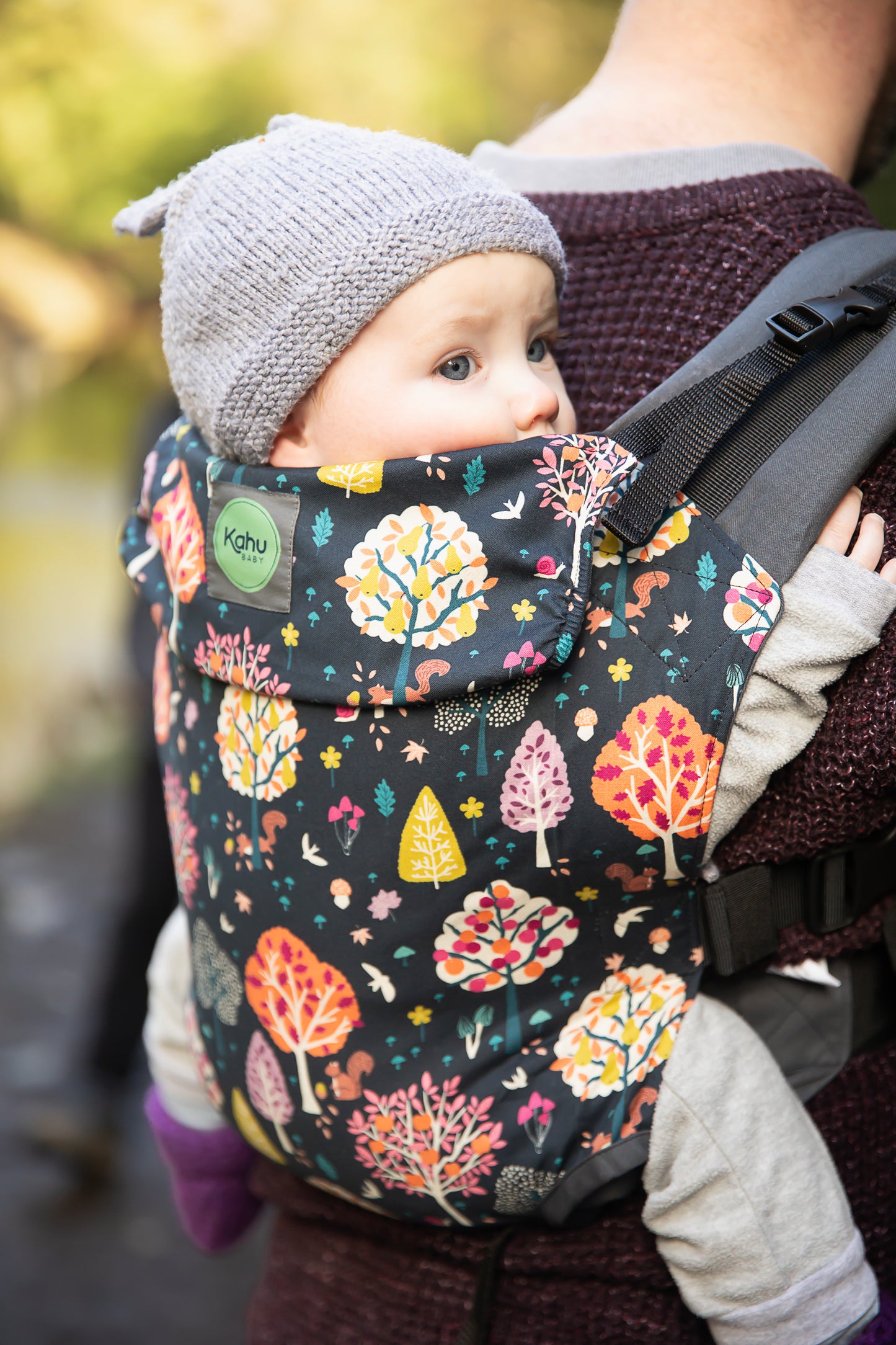 KāhuBaby Carrier - Trees-Buckled carriers-KahuBaby-Koala Slings - FREE, fast UK shipping