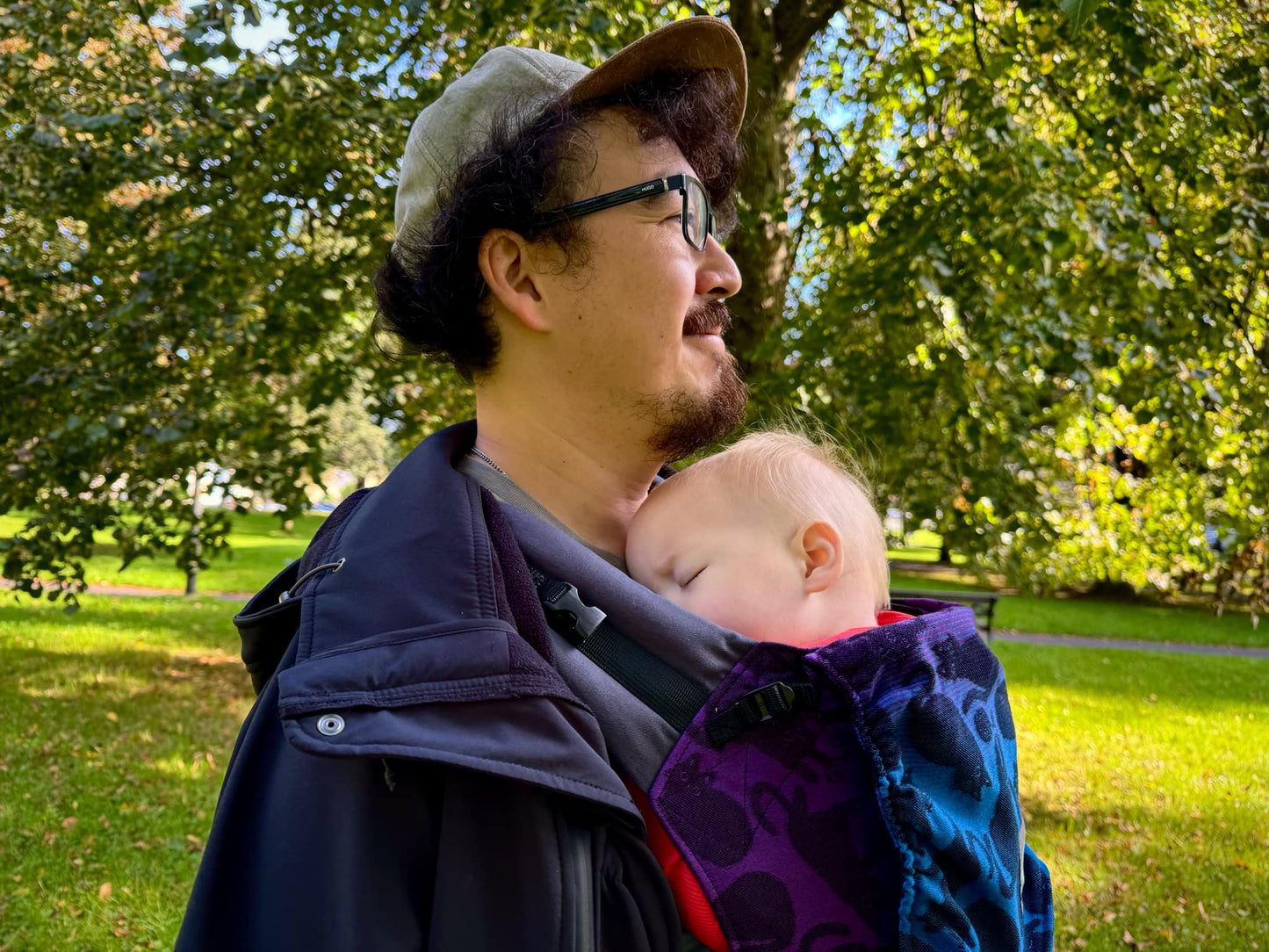 KahuBaby and Yume collaboration carrier - Cutie Cats-Buckled carriers-KahuBaby-Koala Slings - FREE, fast UK shipping