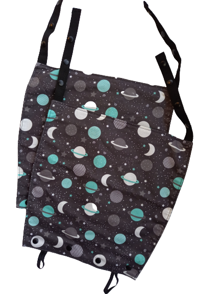 TwinGo Twin Baby Carrier Customised Limited Edition Sleep Hood-Accessories-KahuBaby-Galaxy TwinGo Carrier hood (pair)-Koala Slings - FREE, fast UK shipping