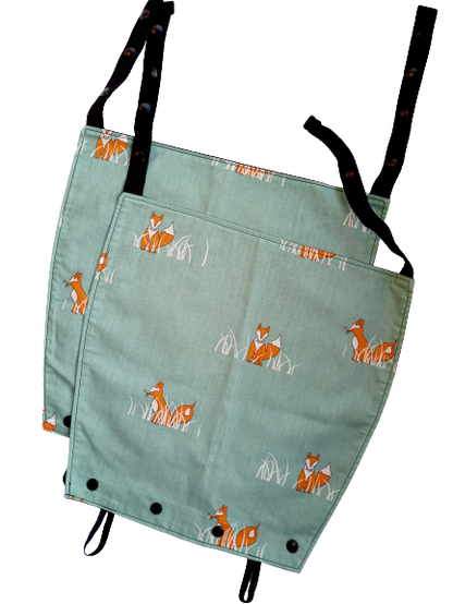 TwinGo Twin Baby Carrier Customised Limited Edition Sleep Hood-Accessories-KahuBaby-Foxy TwinGo Carrier Hood (pair)-Koala Slings - FREE, fast UK shipping