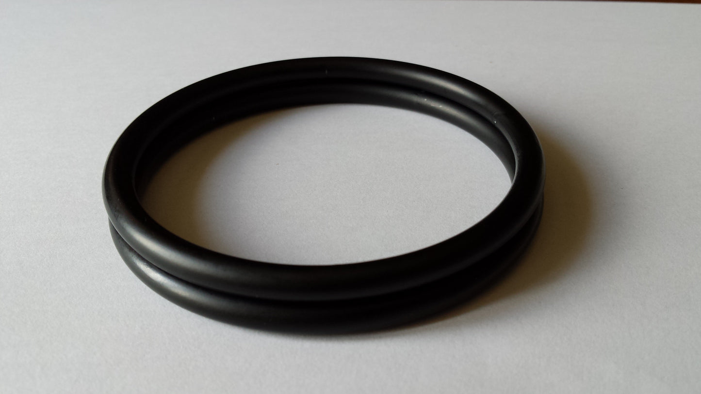 Sling Rings for Baby Slings (pair)-Accessories-Koala Slings-Black Matte (large)-Koala Slings - FREE, fast UK shipping