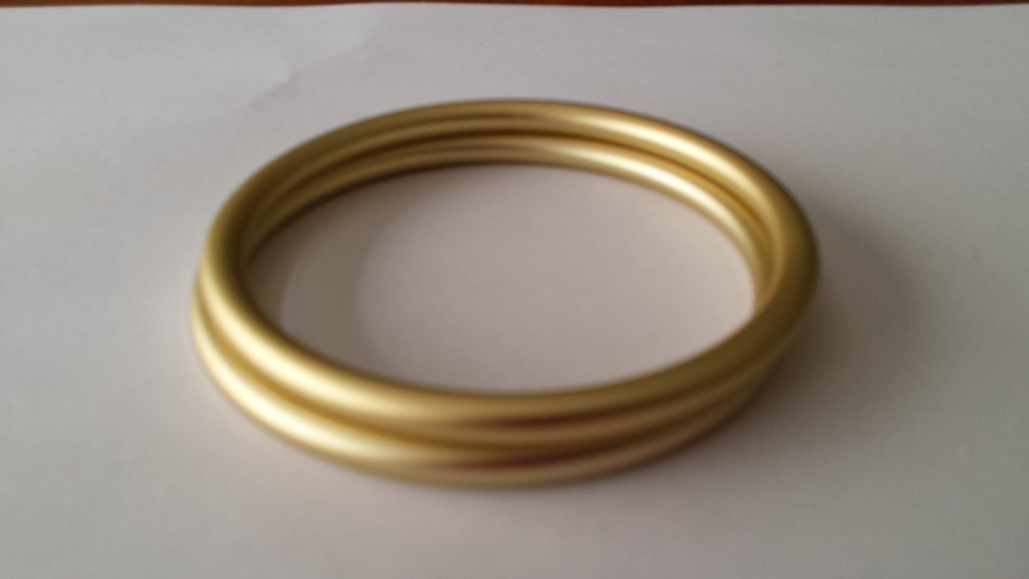 Sling Rings for Baby Slings (pair)-Accessories-Koala Slings-Matte Gold (large)-Koala Slings - FREE, fast UK shipping