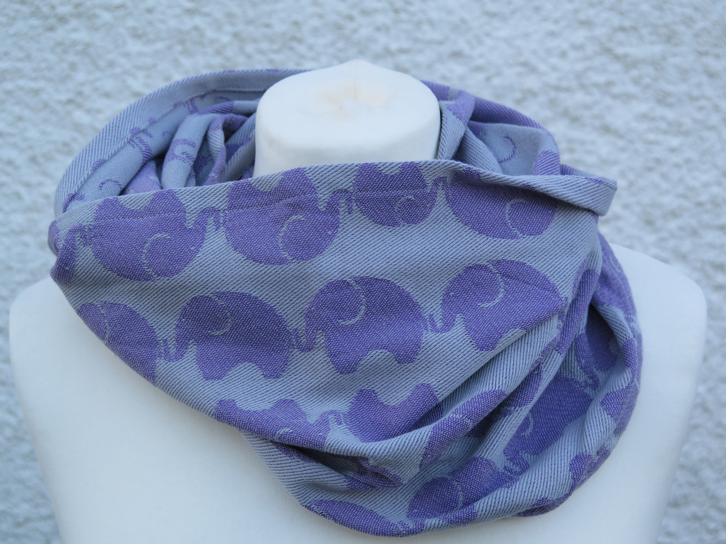 KahuBaby woven wrap infinity scarf, Yaro Elephants-Accessories-KahuBaby-Koala Slings - FREE, fast UK shipping