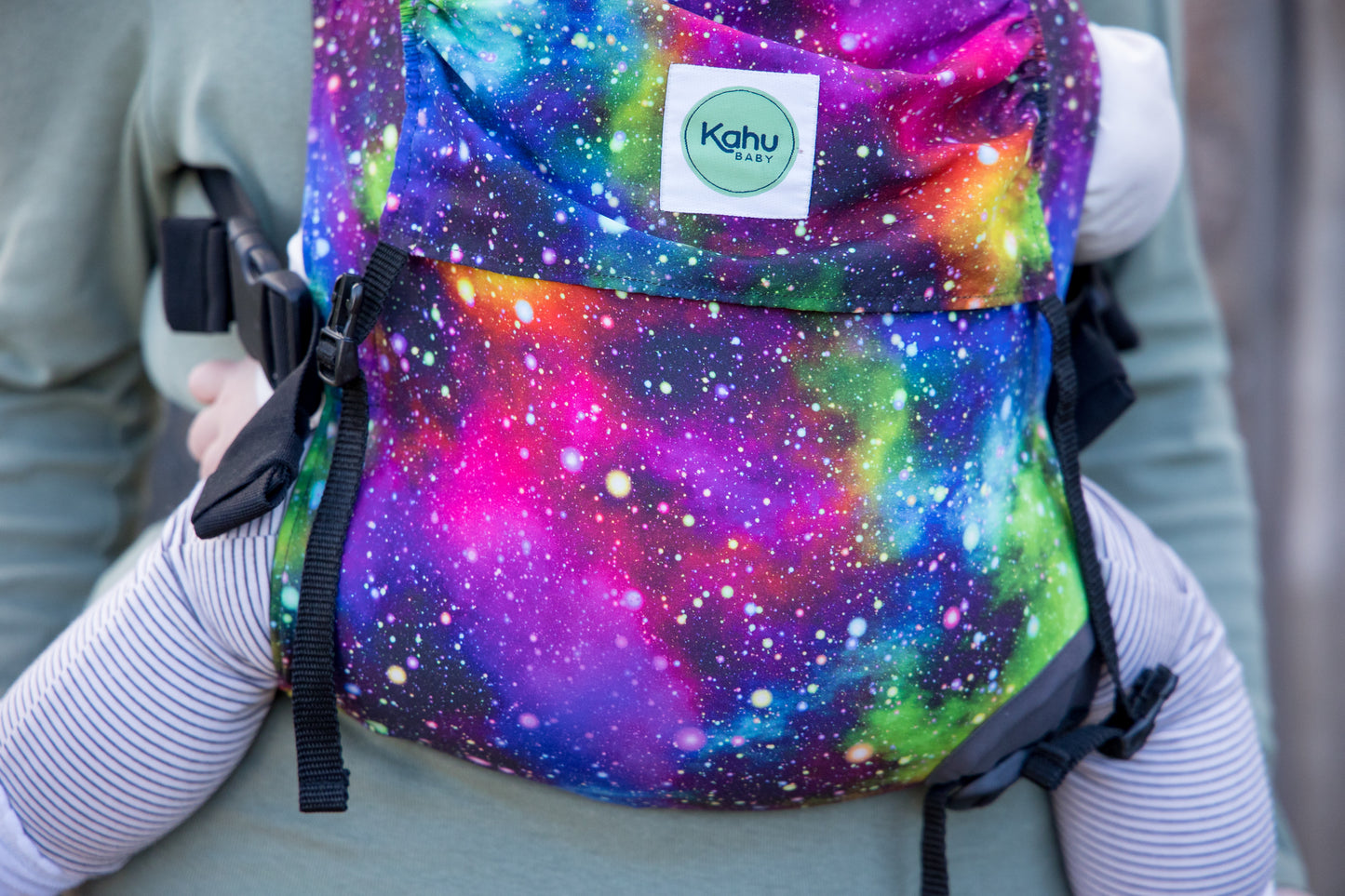 KahuBaby Sunshine Carrier - Rainbow Galaxy-Buckled carriers-KahuBaby-Koala Slings - FREE, fast UK shipping