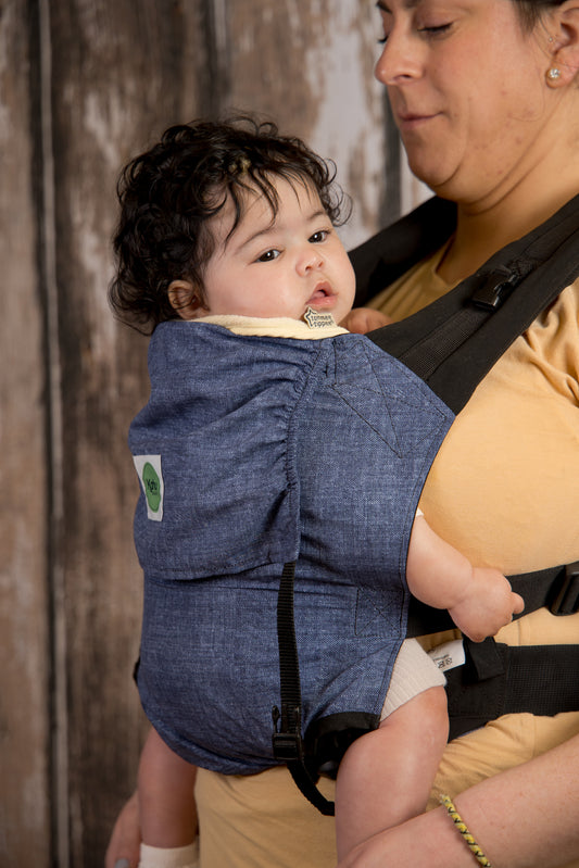 KāhuBaby Sunshine Carrier - Denim Look-Buckled carriers-KahuBaby-Koala Slings - FREE, fast UK shipping