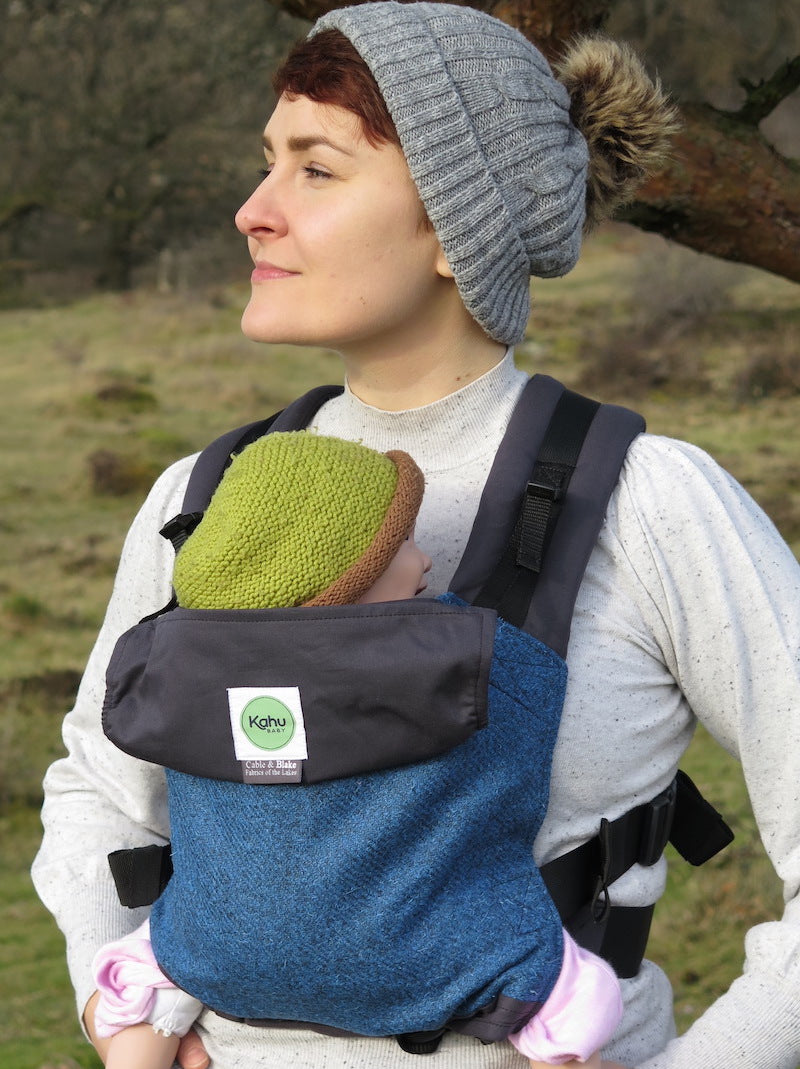 KahuBaby Carrier - Herdwick Tweed, Swirl Crag-Buckled carriers-KahuBaby-Koala Slings - FREE, fast UK shipping