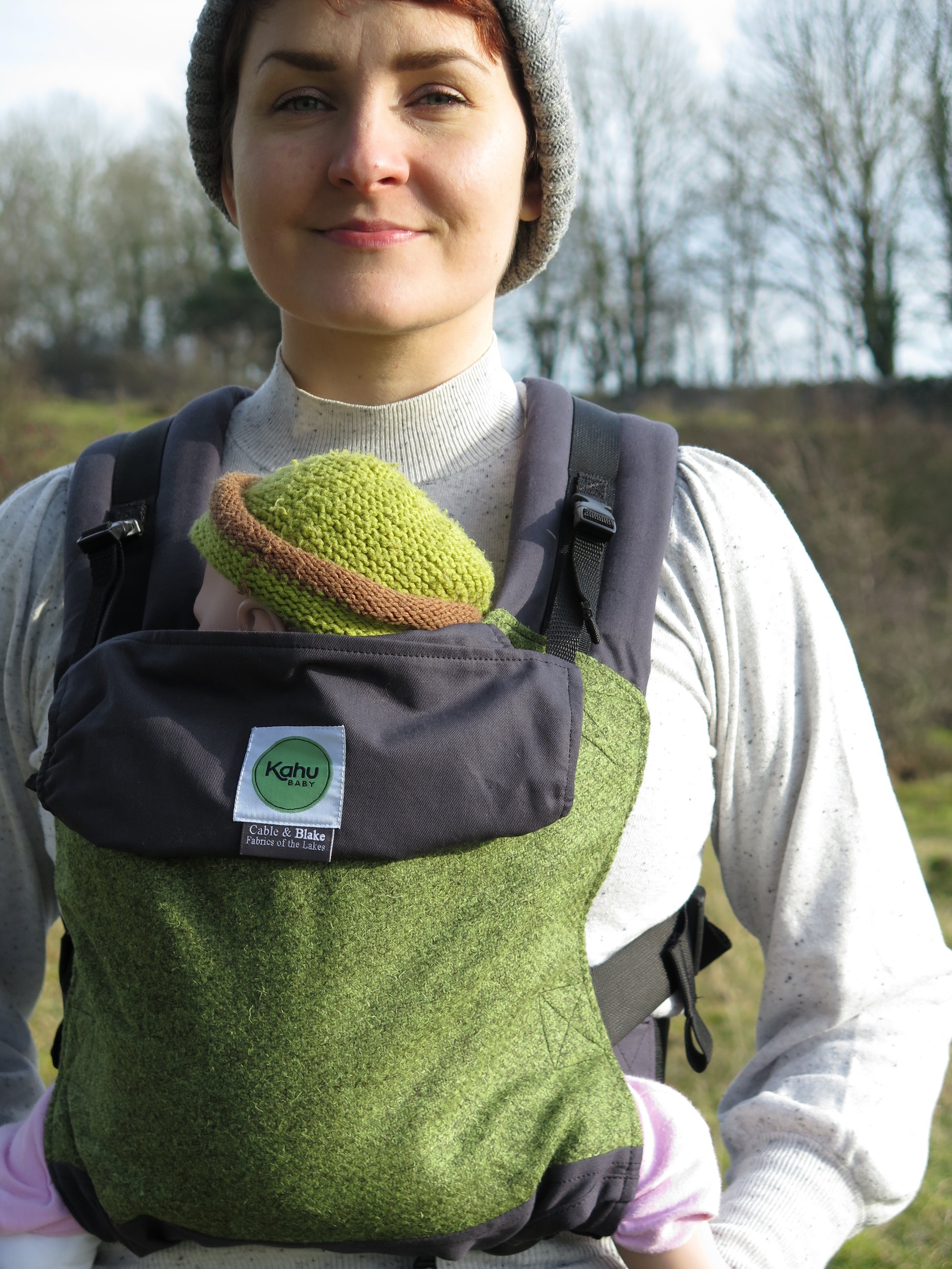 KahuBaby Carrier - Herdwick Tweed, Lower Moss Crag-Buckled carriers-KahuBaby-Koala Slings - FREE, fast UK shipping