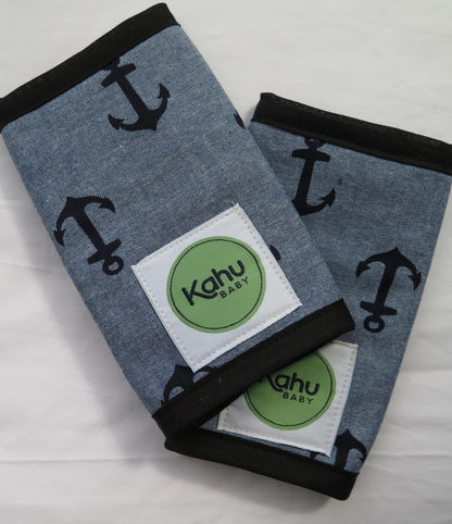 KahuBaby Teething Pads/Drool Pads-Accessories-Koala Slings-Maritime Teething Pads-Koala Slings - FREE, fast UK shipping