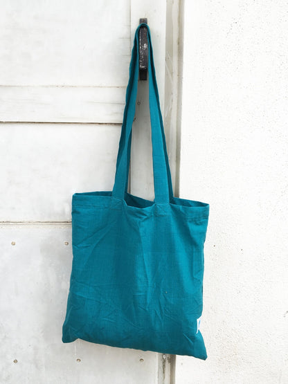 Soul Tote Bags - woven cotton shopping bags-Accessories-Soul Slings-Soul Tote Bag - Celadon handwoven cotton-Koala Slings - FREE, fast UK shipping