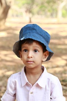 Soul Baby and Child Sun Hat-Accessories-Soul Slings-Cerulean Linen-6-12 months-Koala Slings - FREE, fast UK shipping