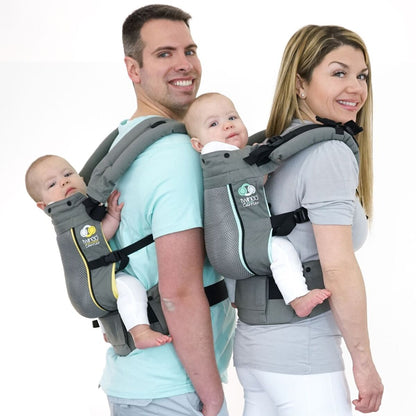 TwinGo Air Carrier - Grey-TwinGo Carrier-TwinGo Carrier-Koala Slings - FREE, fast UK shipping