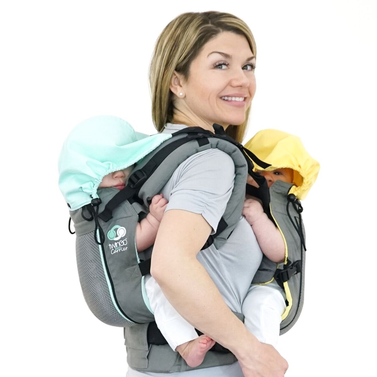 TwinGo Air Carrier - Grey-TwinGo Carrier-TwinGo Carrier-Koala Slings - FREE, fast UK shipping
